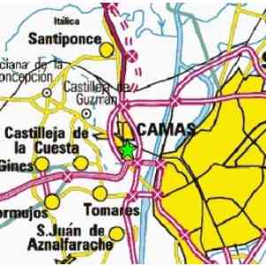 Click para ampliar. Pulsa en el nombre para ver la ficha. Carambolo 02_Mapa de situación actual